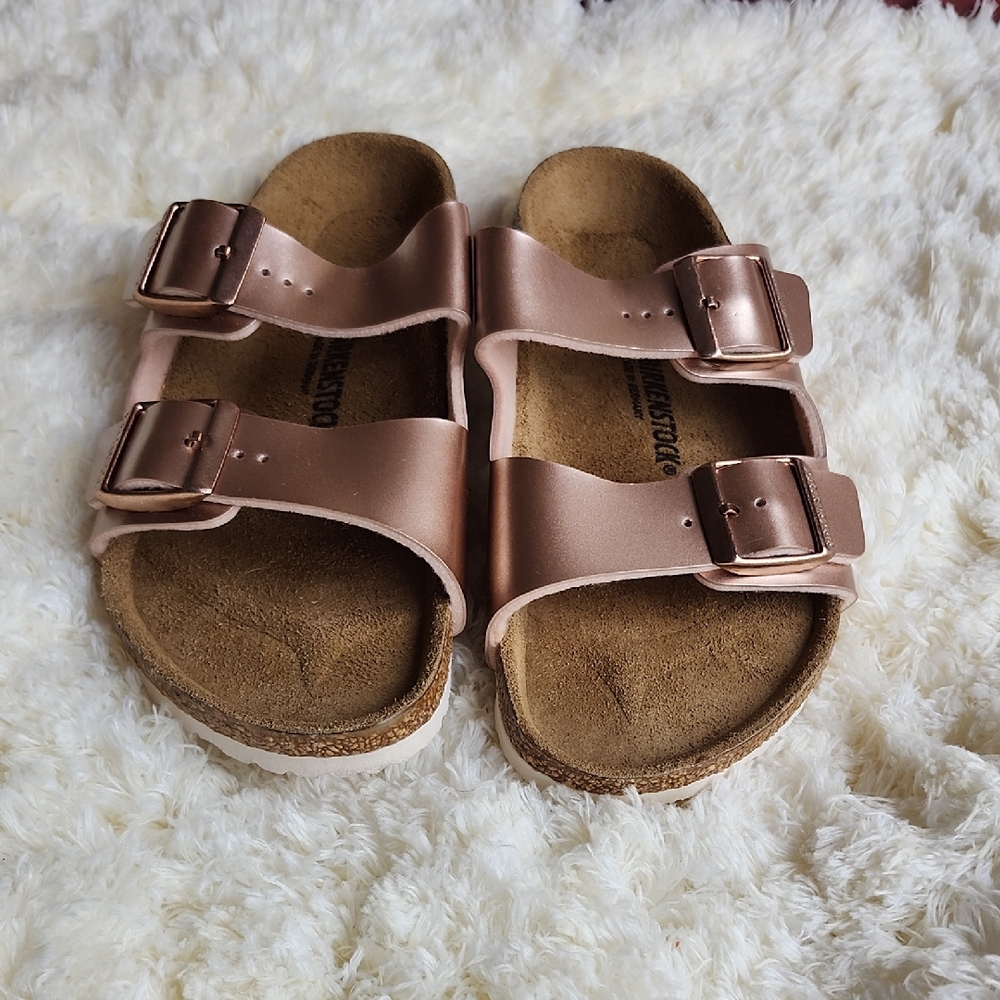 Birkenstock Kids Metallic Sandals